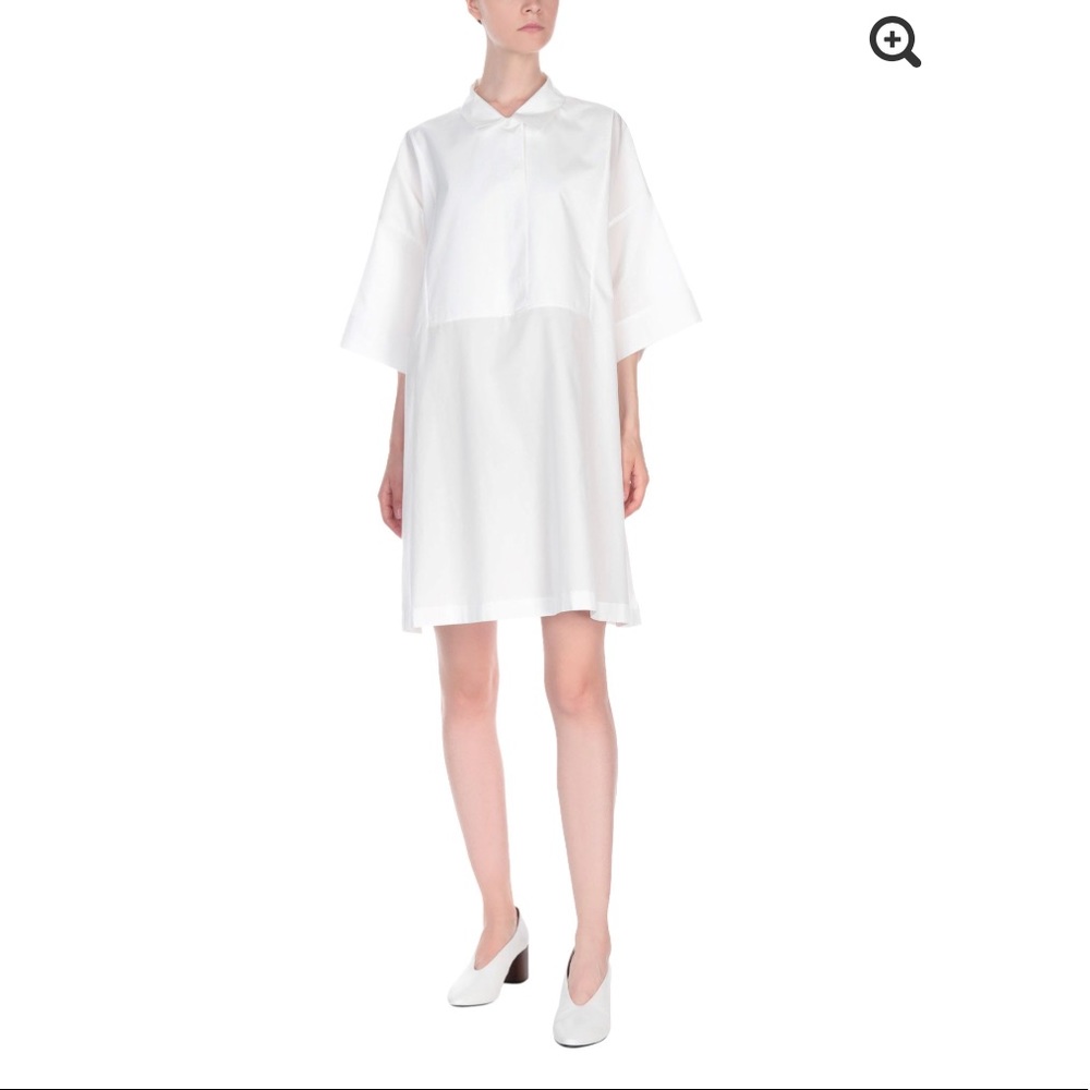 Acne Studio white shirt dress